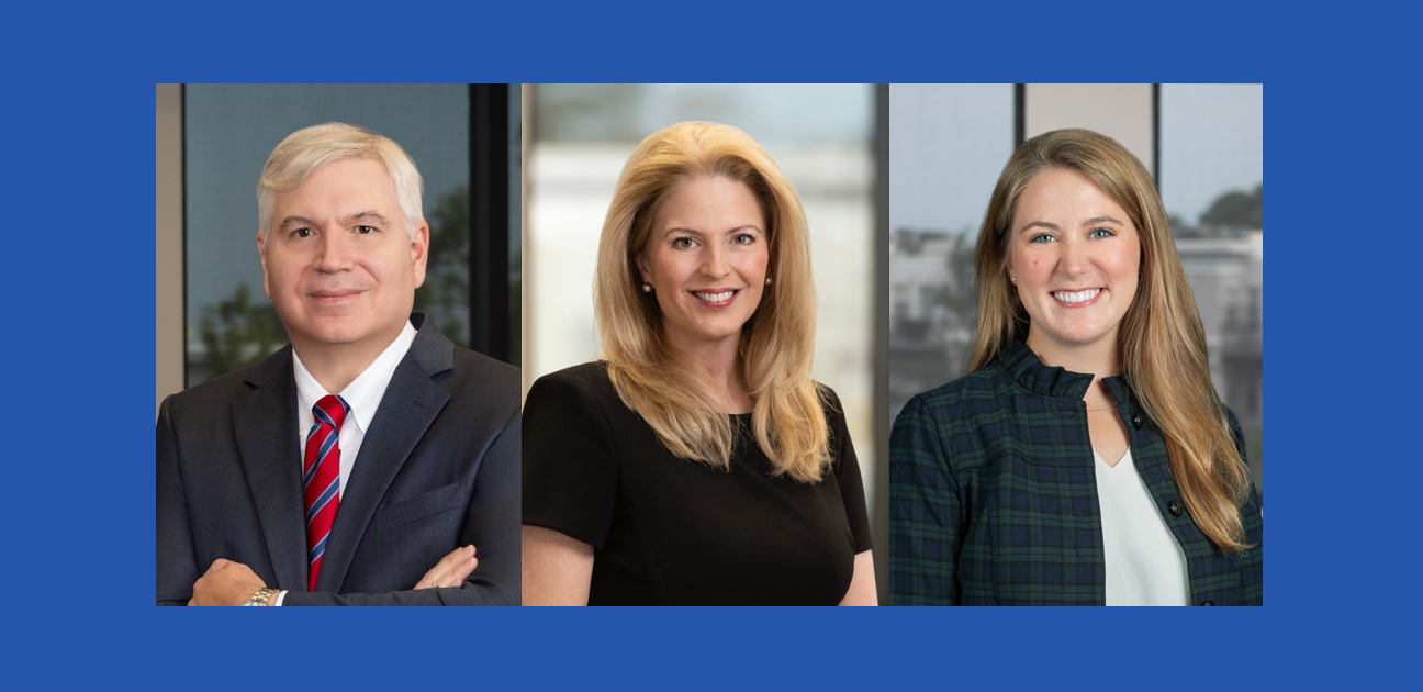 L - R: Diminich, Moore, and Campbell; images courtesy of Shumaker.